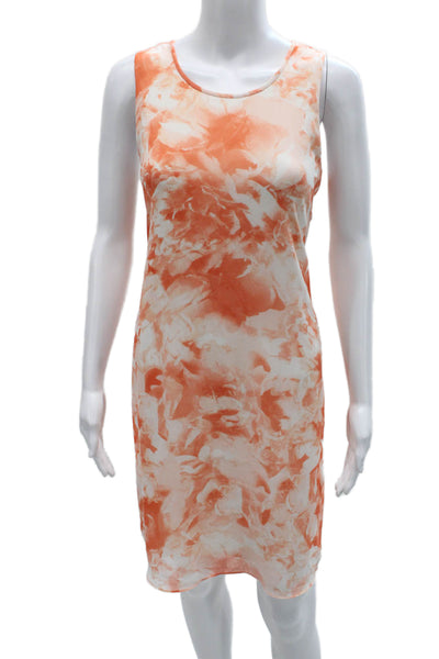 Calvin Klein Womens Sheath Dress Multicolor Sleeveless Size 14