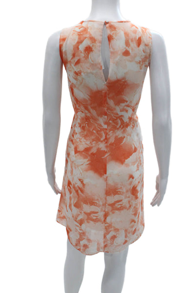 Calvin Klein Womens Sheath Dress Multicolor Sleeveless Size 14