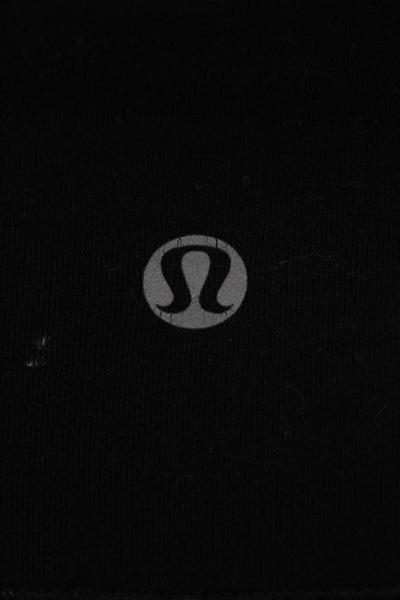 Lululemon Womens Ankle Leggings Black Polyester Size 10