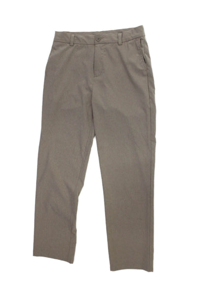 Vineyard Vines Boys Zipper Fly Straight Leg Lightweight Pants Brown Size 18