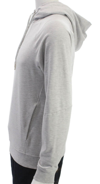 Lululemon Mens Gray Cotton Blend Pullover Crew Neck Long Sleeve Size S