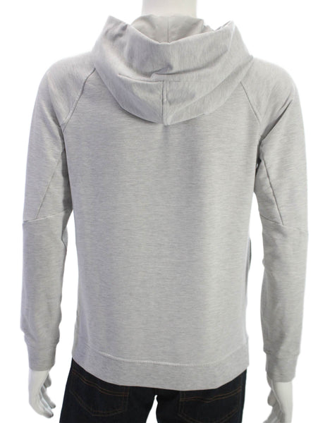 Lululemon Mens Gray Cotton Blend Pullover Crew Neck Long Sleeve Size S