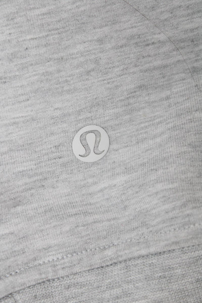 Lululemon Mens Gray Cotton Blend Pullover Crew Neck Long Sleeve Size S