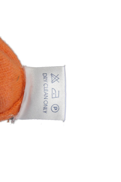 Papo D Anjo Boys Long Sleeve V Neck Cashmere Knit Sweater Orange Size 8