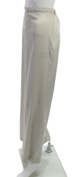 Donna Karan New York Womens Dress Pants Beige Polyester Zip Petites Size S