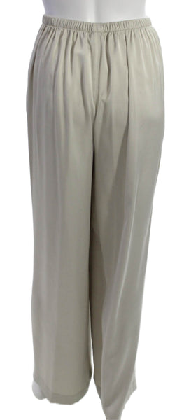 Donna Karan New York Womens Dress Pants Beige Polyester Zip Petites Size S