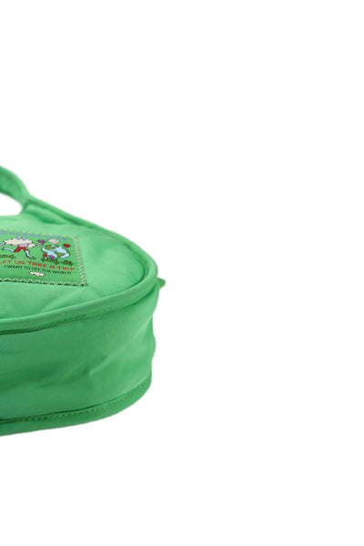 Coachtopia Womens Loop Ergo Cloud Quilted Shoulder Handbag Green