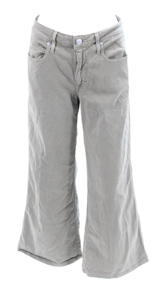 Amo Women Beige Cotton Button Pants Size 26