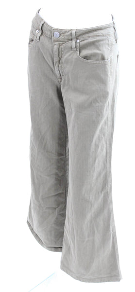 Amo Women Beige Cotton Button Pants Size 26
