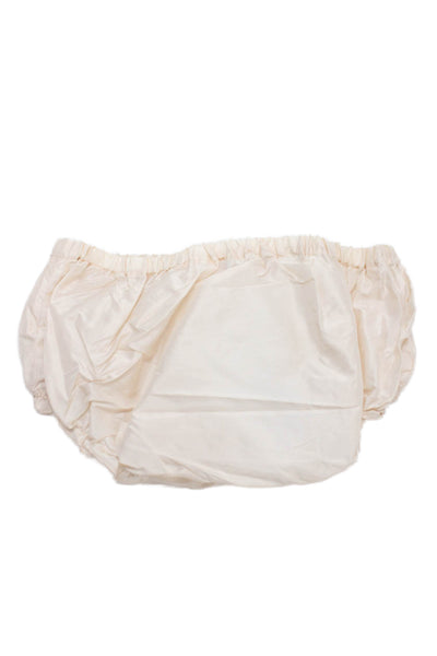 Bonpoint Girls Silk Rouched Bloomers Pink Size 18 Months