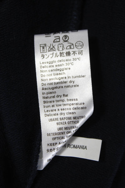 Il Gufo Girls Cotton Long Sleeve A-Line Dress Blue Size 6