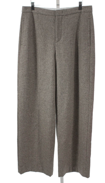 Vince Women Gray Wool Dress Pants Zip Size 10