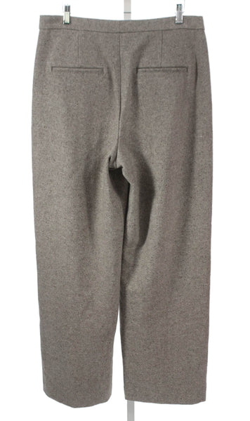 Vince Women Gray Wool Dress Pants Zip Size 10