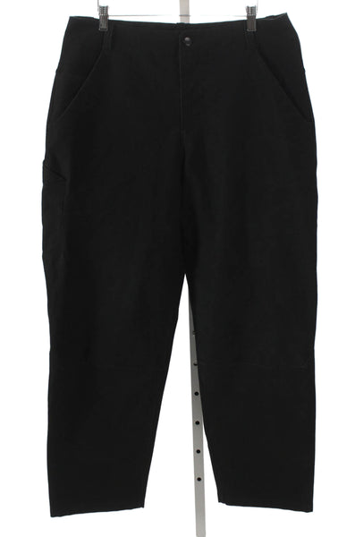 Lululemon Women Chino Pants Black Cotton Blend Size 34