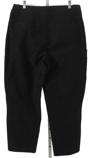 Lululemon Women Chino Pants Black Cotton Blend Size 34