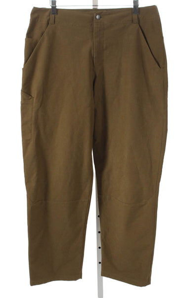 Lululemon Mens Khakis Brown Elastomultiester Size 34