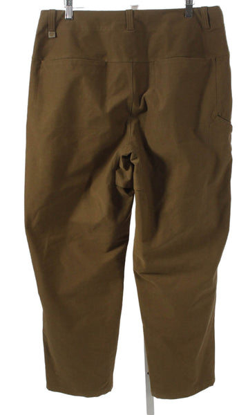 Lululemon Mens Khakis Brown Elastomultiester Size 34