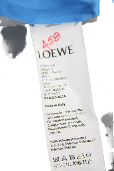Loewe Womens Black Slip Dress V Neck Polyester Sleeveless Size 34