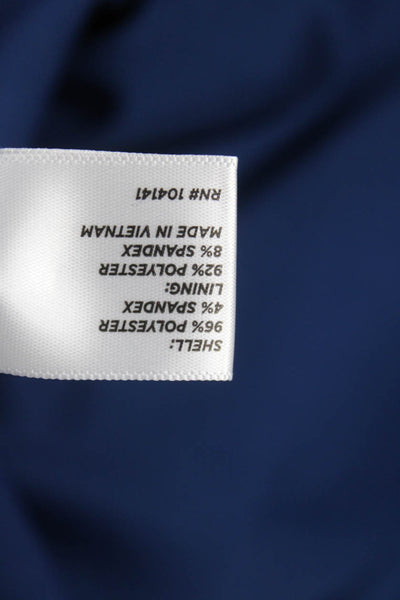 Lady Hagen Womens A-Line Blue Skort Short Polyester Zip Solid Juniors Size 6