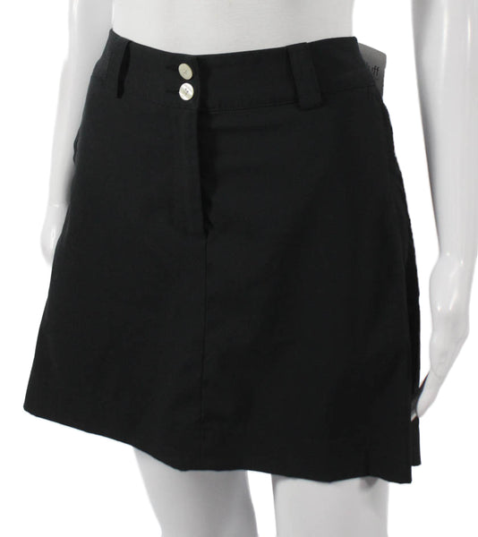 Nike Golf Womens Black Polyester Mini Skirt Size 6