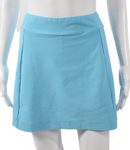 Lady Hagen Womens Athletic Skort Blue Polyester Pull On Short Size S