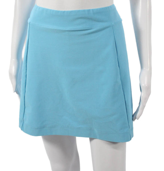 Lady Hagen Womens Athletic Skort Blue Polyester Pull On Short Size S