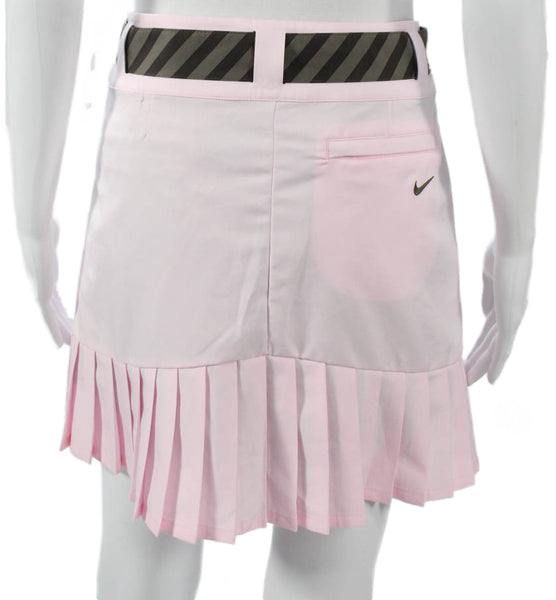 Nike Golf Women Mini Skort Pink Polyester Button Short Size 6