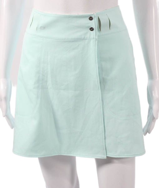 Nike Womens Mini Plaid Polyester Skirt White Short Size 6