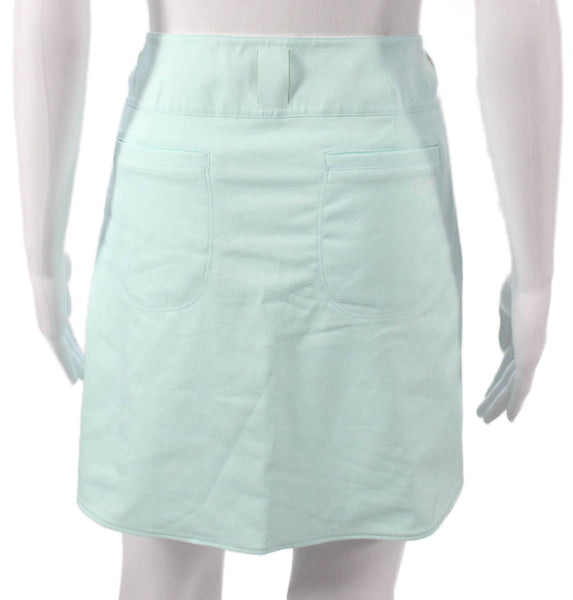 Nike Womens Mini Plaid Polyester Skirt White Short Size 6