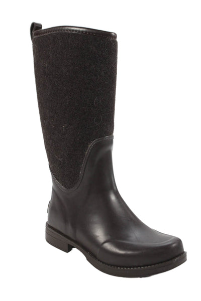 Ugg Womens Solid Round Toe Pull On Mid-Calf Boots Brown Size 7