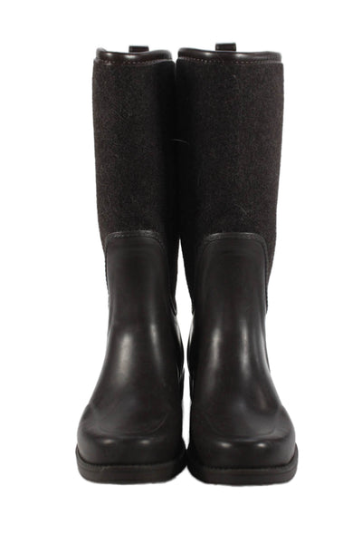 Ugg Womens Solid Round Toe Pull On Mid-Calf Boots Brown Size 7