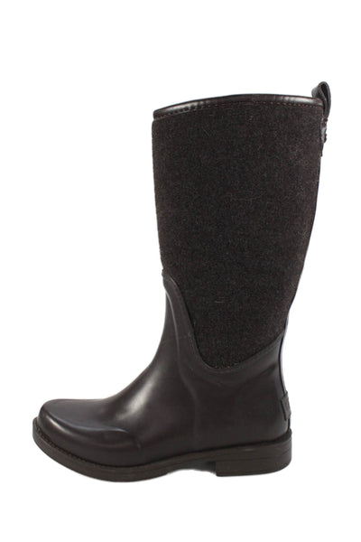 Ugg Womens Solid Round Toe Pull On Mid-Calf Boots Brown Size 7