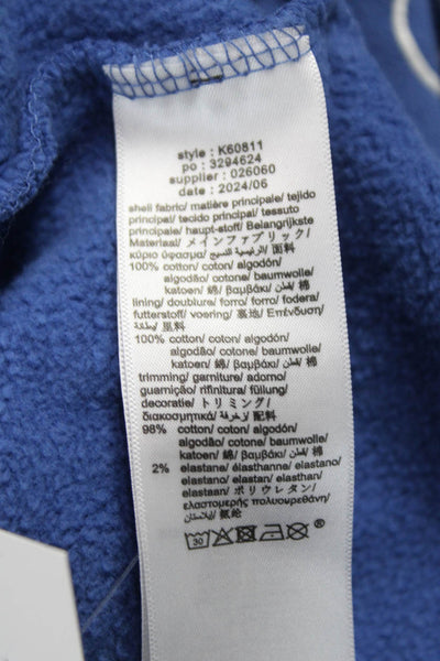 Kenzo Childrens Boys Full Zipper Hooded Sweatshirt Blue Cotton Size 12