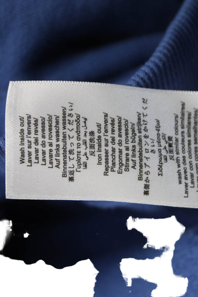 Kenzo Childrens Boys Full Zipper Hooded Sweatshirt Blue Cotton Size 12