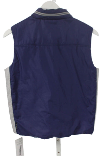 Armani Junior Childrens Full Zipper Vest Jacket Blue Size 14