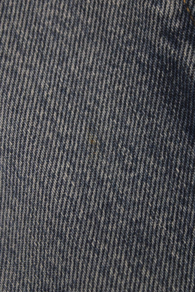 Agolde Women Straight Jeans Blue Cotton Blend High Rise Size 26