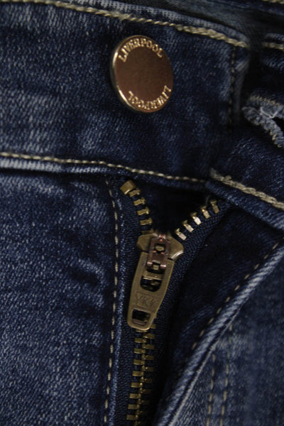 Liverpool Jeans Company Women Blue Straight Jeans Size 25