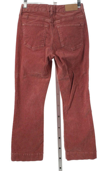 Dear John Women Red Mid Rise Cotton Pants Size 25