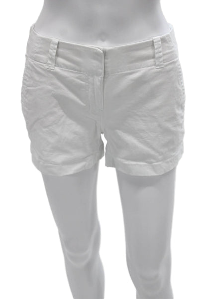 Vineyard Vines Womens White Cotton Chino Shorts Size 00