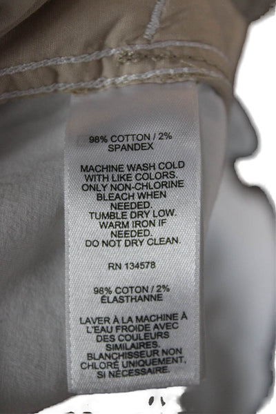 Vineyard Vines Womens White Cotton Chino Shorts Size 00