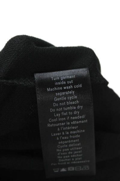 Rag & Bone Jean Women Basic Black T-Shirt Short Sleeve Round Neck Size XS
