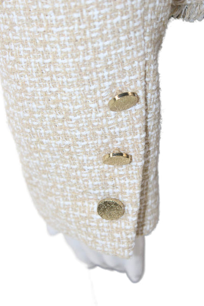 Nanette Nanette Lepore Women Basic Jacket Beige Long Sleeve Polyester Size S