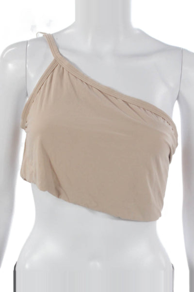 Skims Womens One Shoulder Body Shaping Bra beige Size 3X