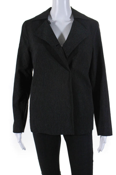 Max Studio Women's Blazer Jacket Dark Gray Size 6