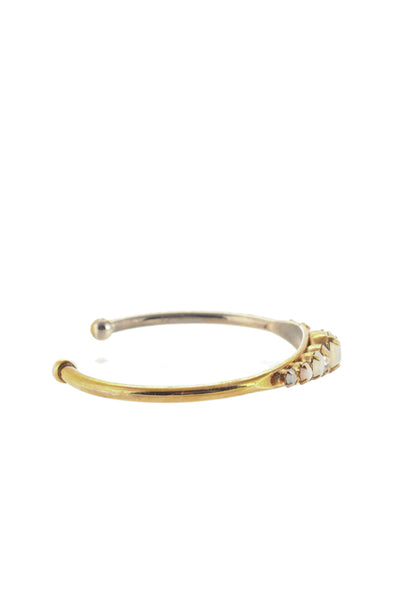 Slate & Willow Gold Tone Crystal Studded Bracelet $30 90085168