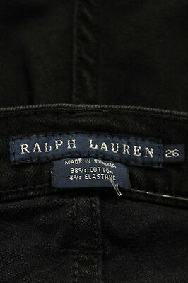 Ralph Lauren Black Straight Leg Jeans Pants Size 26