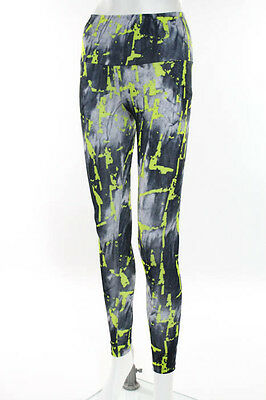 Rune Multi-Color Abstract Pattern Workout Wear Fitness Leggings Size Extra Small