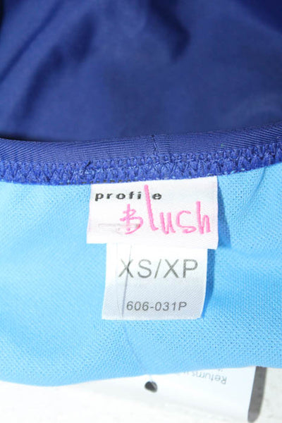 Profile Blush by Gottex  Navy Blue Bikini Bottoms Size Extra Small NEW MSRP $44