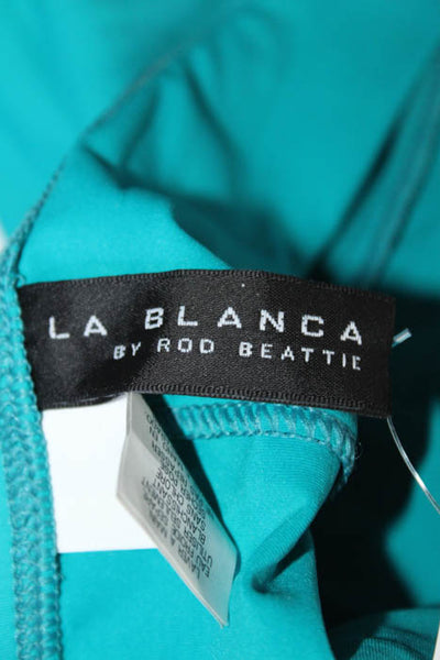 La Blanca  Turquoise Bikini Swimsuit Bottoms Size 12 NEW MSRP $39