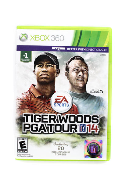 Lot 4 Xbox Xbox 360 Just Dance 4 Gotham Racng ESPN 2K5 Tiger Woods PGA Games